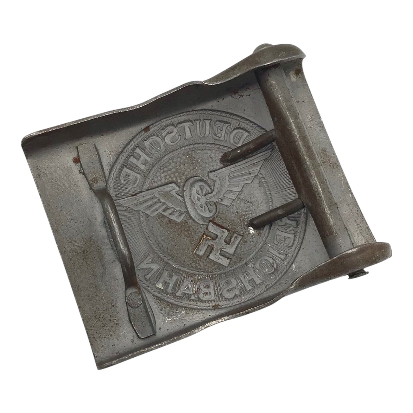 German National Railway Police - A Hard to Find WW2 Buckle in Mint Condition!