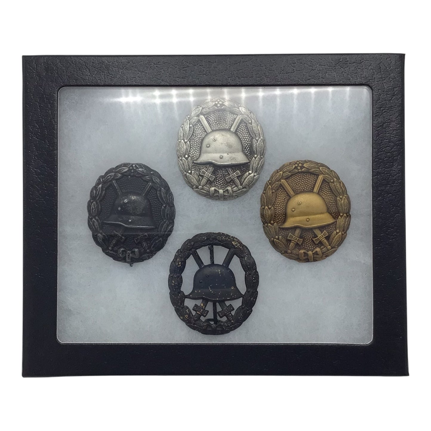 German WW1 Wound Badges Complete Set w/ Black Private Purchase