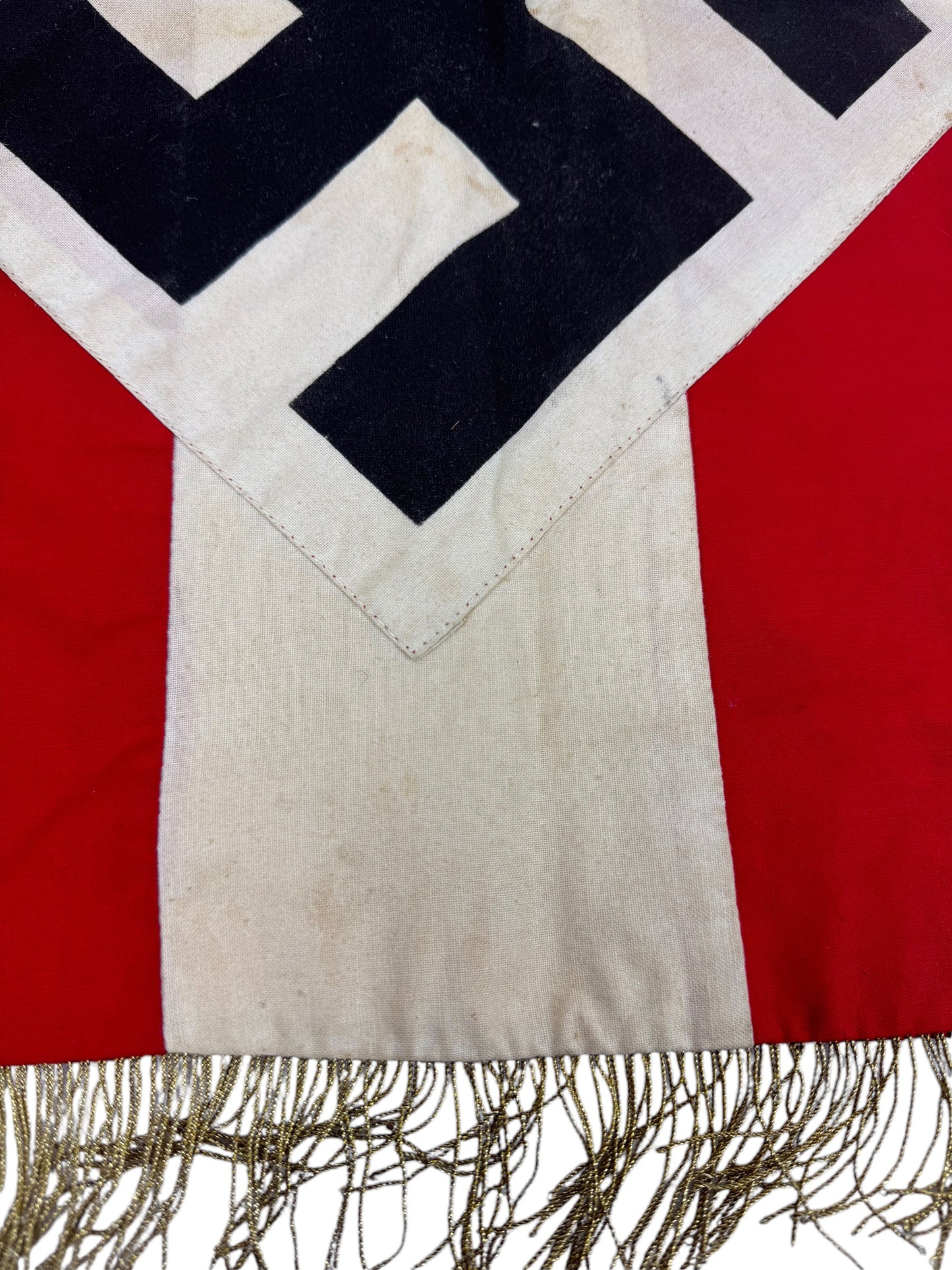 German WW2 Hitler Youth (Jugend) Officer Level Trumpet Banner Flag