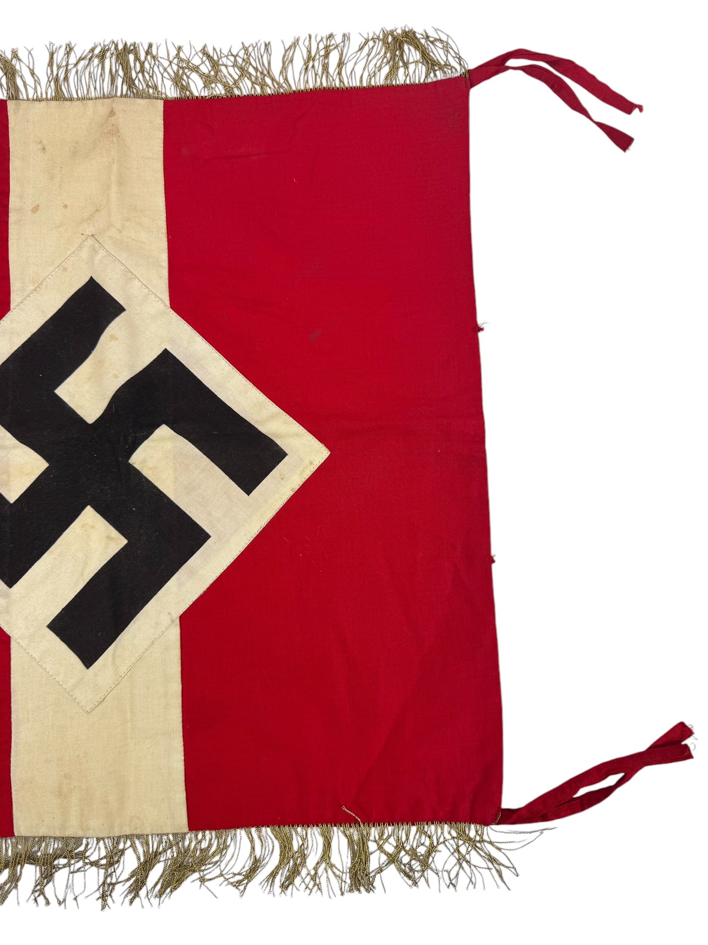 German WW2 Hitler Youth (Jugend) Officer Level Trumpet Banner Flag