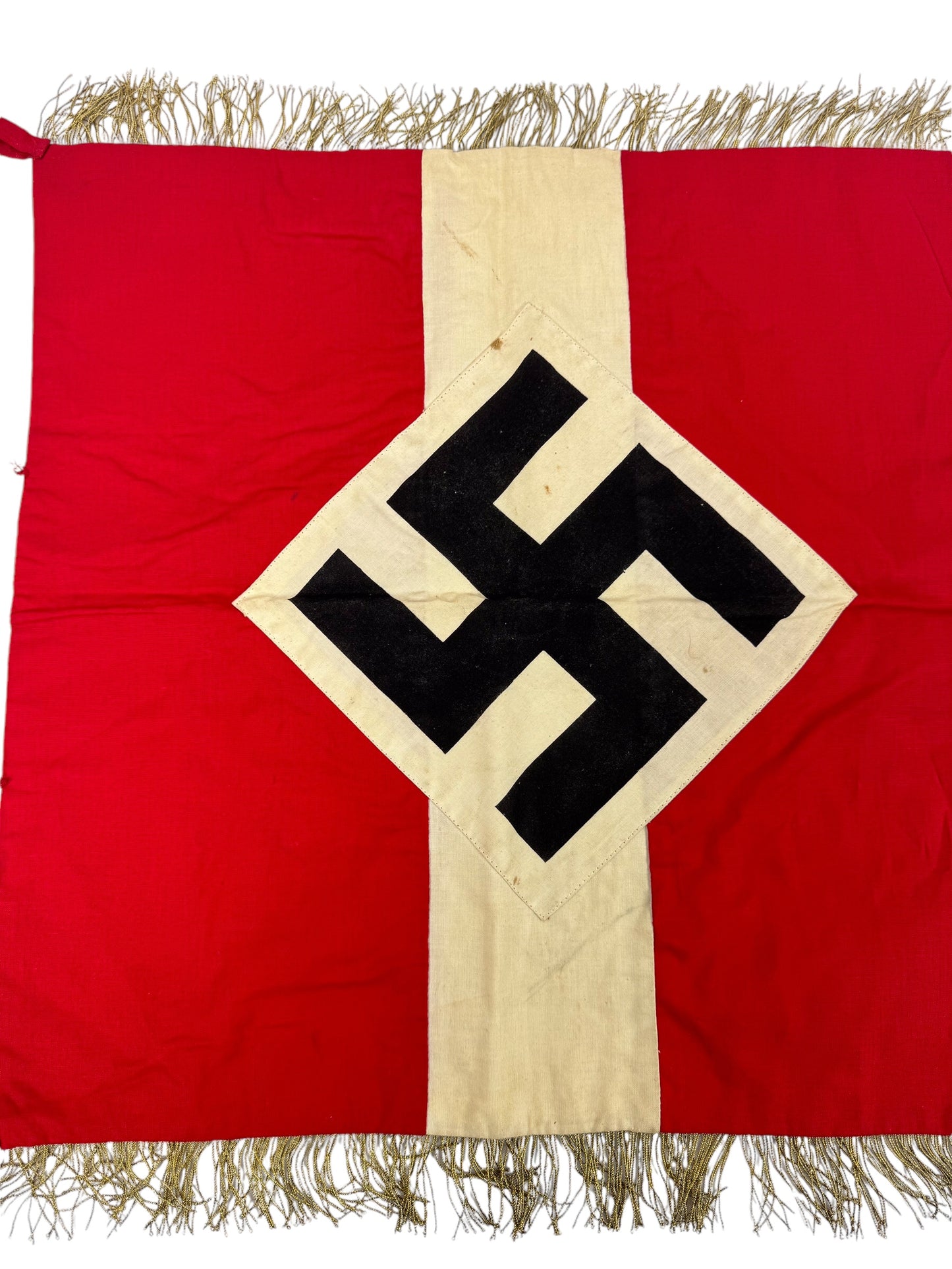 German WW2 Hitler Youth (Jugend) Officer Level Trumpet Banner Flag