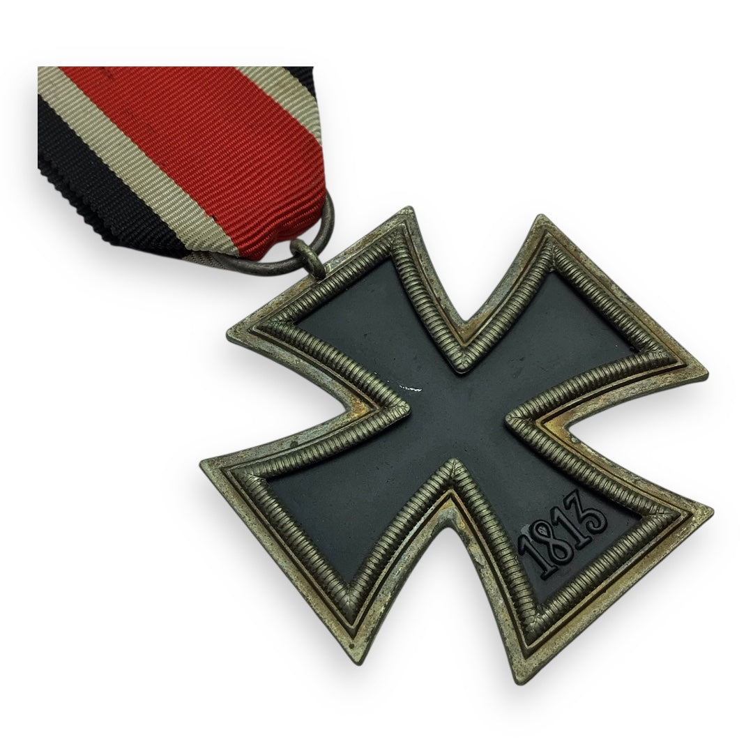 German WW2 Iron Cross 2nd Class w/ Ribbon & Unmarked Suspension Ring