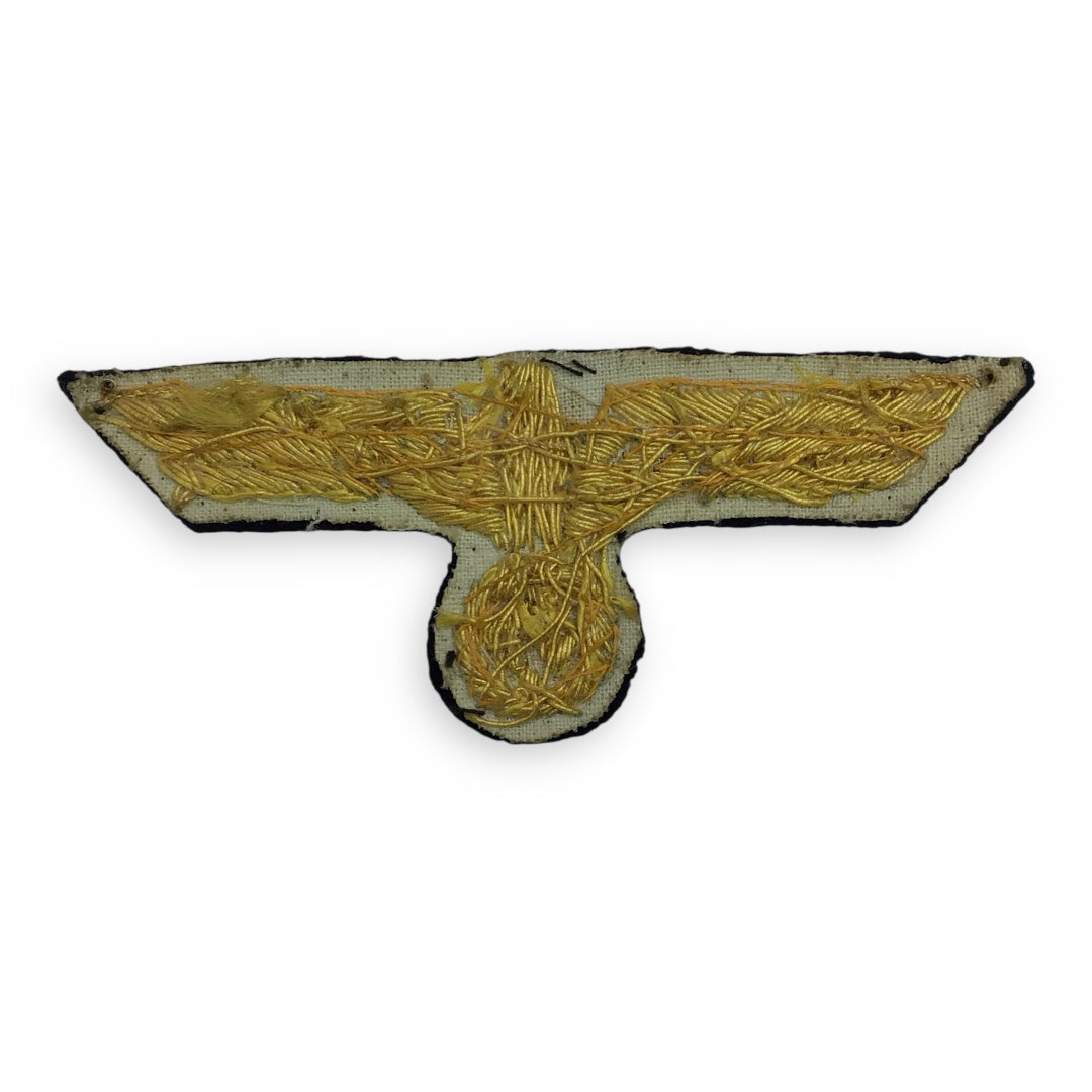 German WW2 Kriegsmarine Breast Eagle - Gold Bullion for Navy Tunic