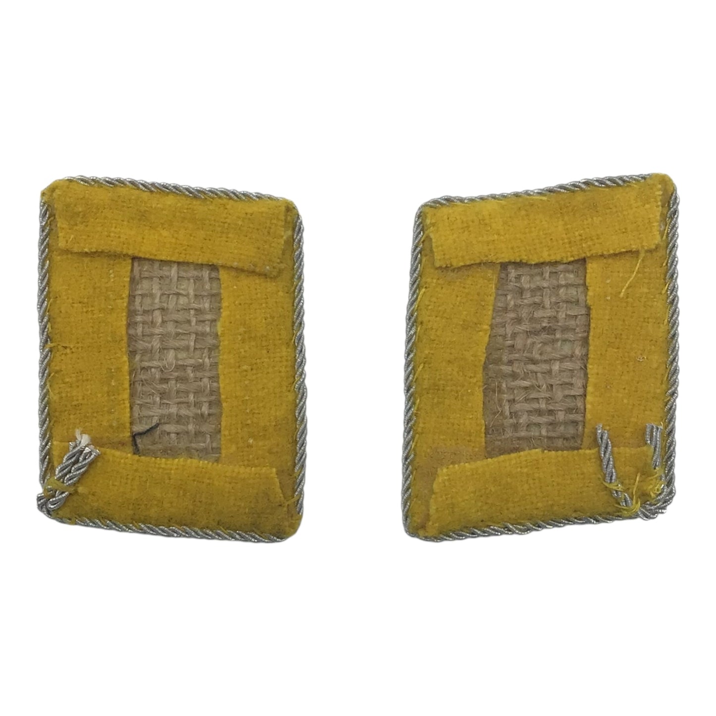 German WW2 Luftwaffe Fleiger Oberst (Colonel) Bullion Collar Tab Pair