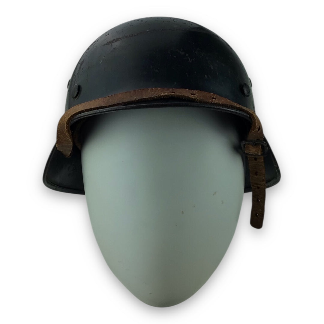 German WW2 Luftwaffe M35 SE64 Double Decal Helmet - Original Liner