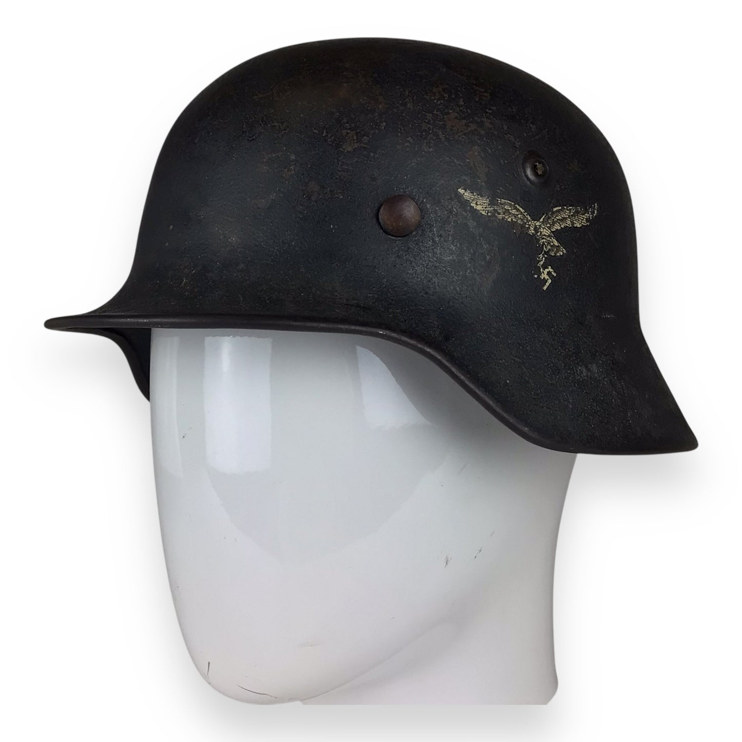 German WW2 Luftwaffe M40 Steel Helmet w/ Eagle Decal