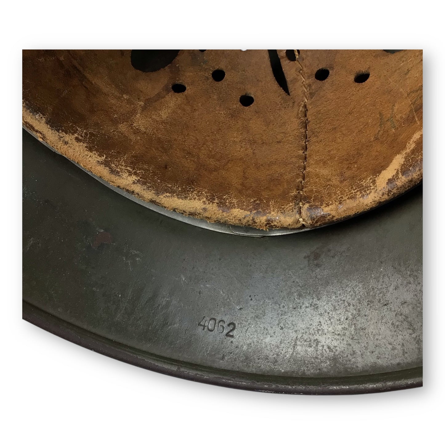 German WW2 M35 ET64 SS Double Decal Helmet