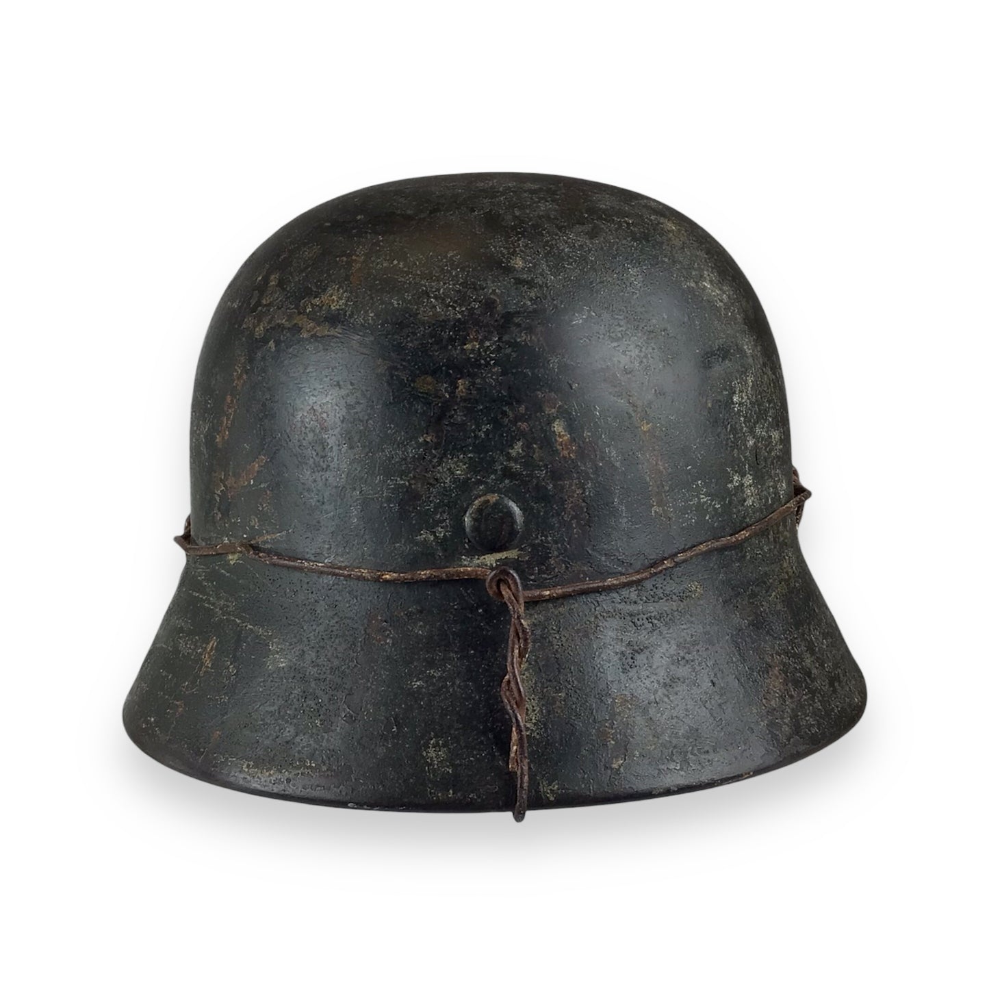 German WW2 M40 Waffen SS Double Decal SS Quist Runes Steel Helmet