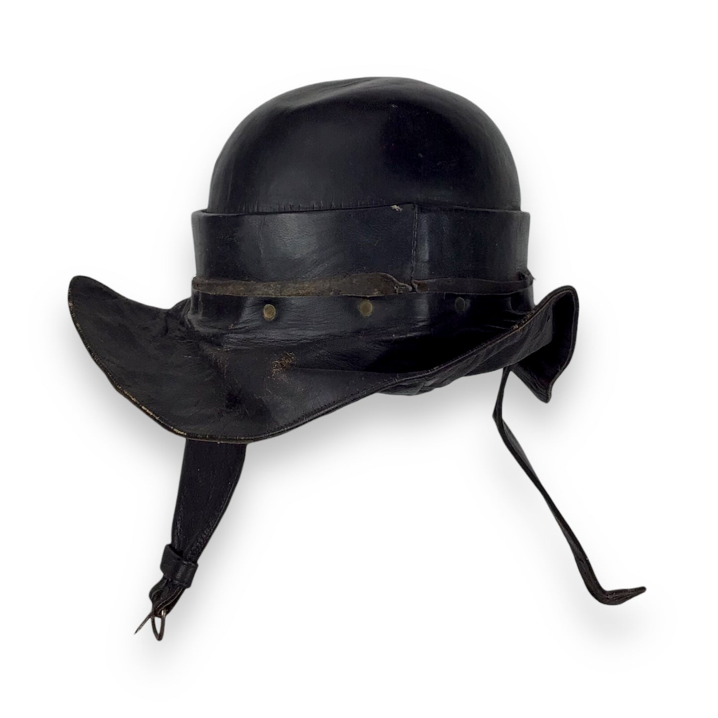 German WW2 NSKK German Motorcycle Crash Helmet w/ Eagle Insignia