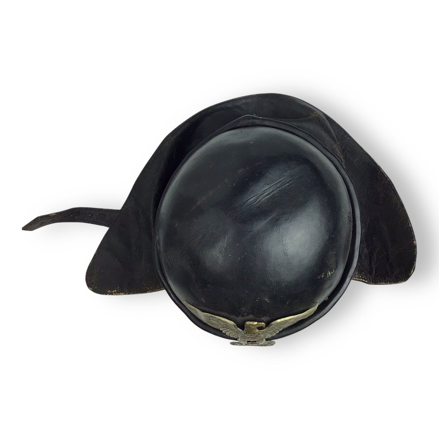 German WW2 NSKK German Motorcycle Crash Helmet w/ Eagle Insignia