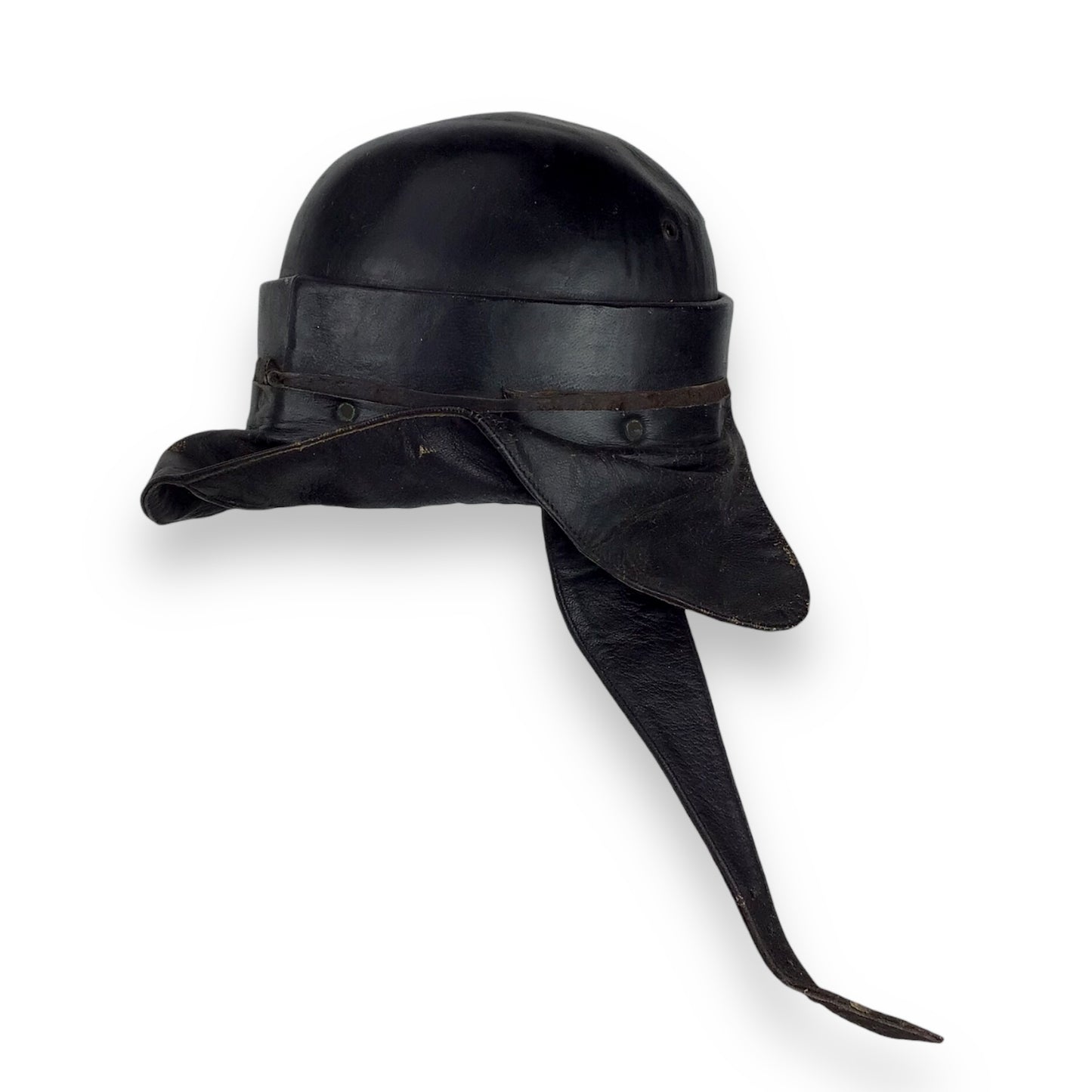 German WW2 NSKK German Motorcycle Crash Helmet w/ Eagle Insignia