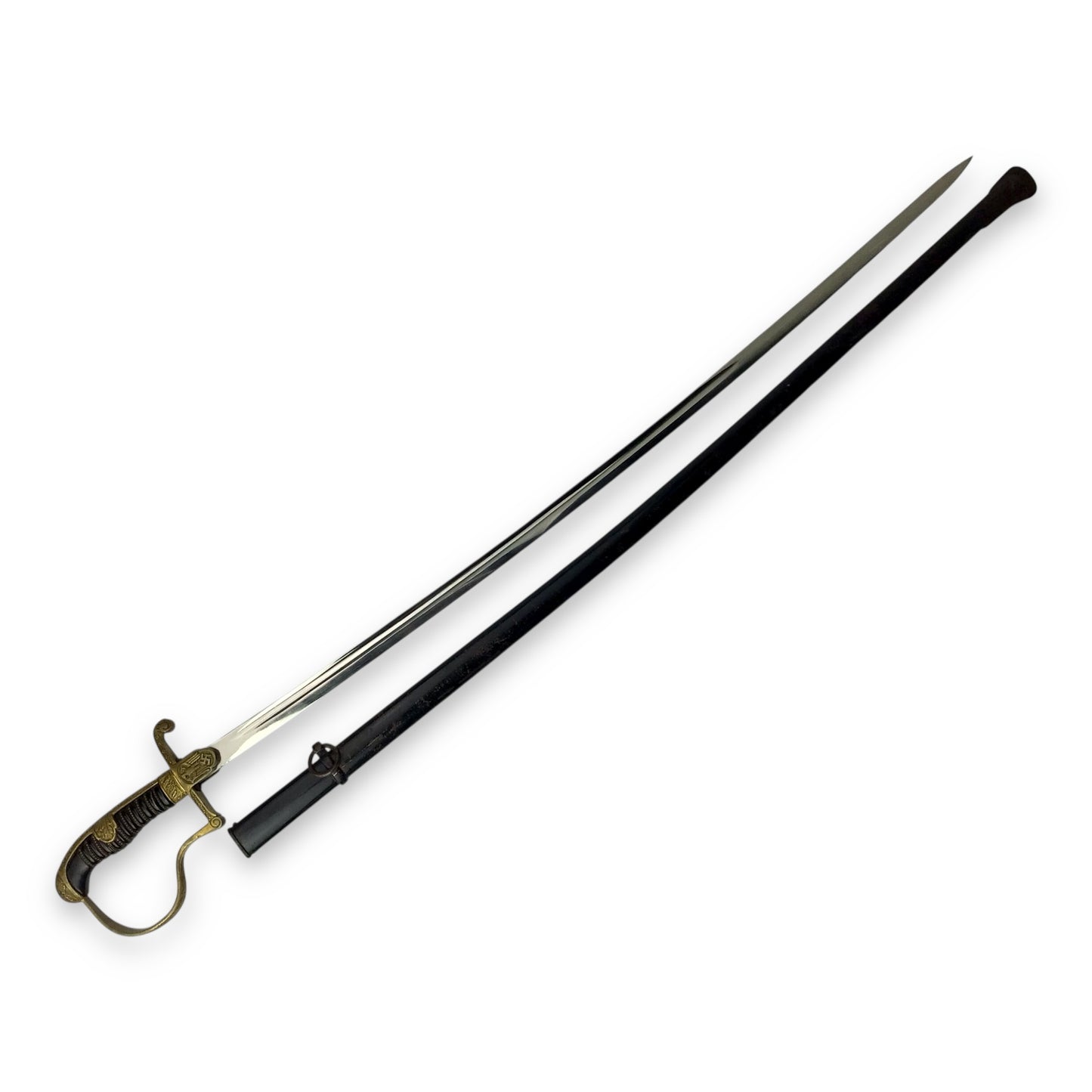 German WW2 Nazi Officer Dress Sword by Emil Voos, Solingen - 40"