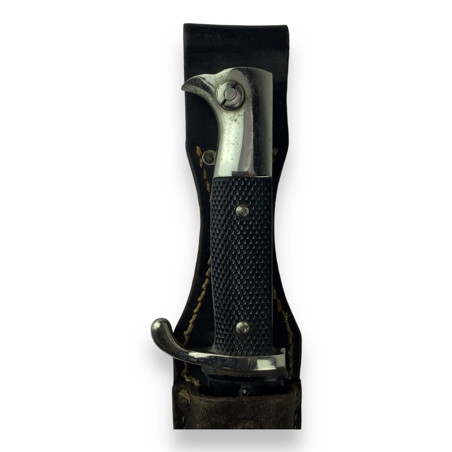German WW2 Police Bayonette w/ sheath inscribed Veteran SSN