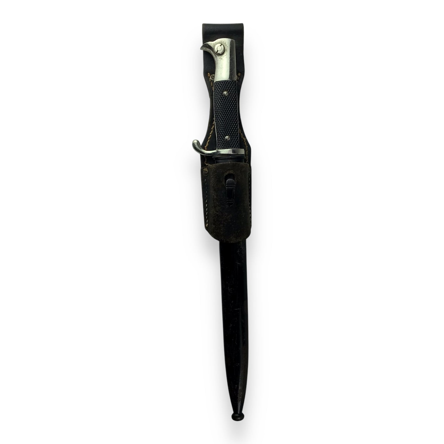 German WW2 Police Bayonette w/ sheath inscribed Veteran SSN