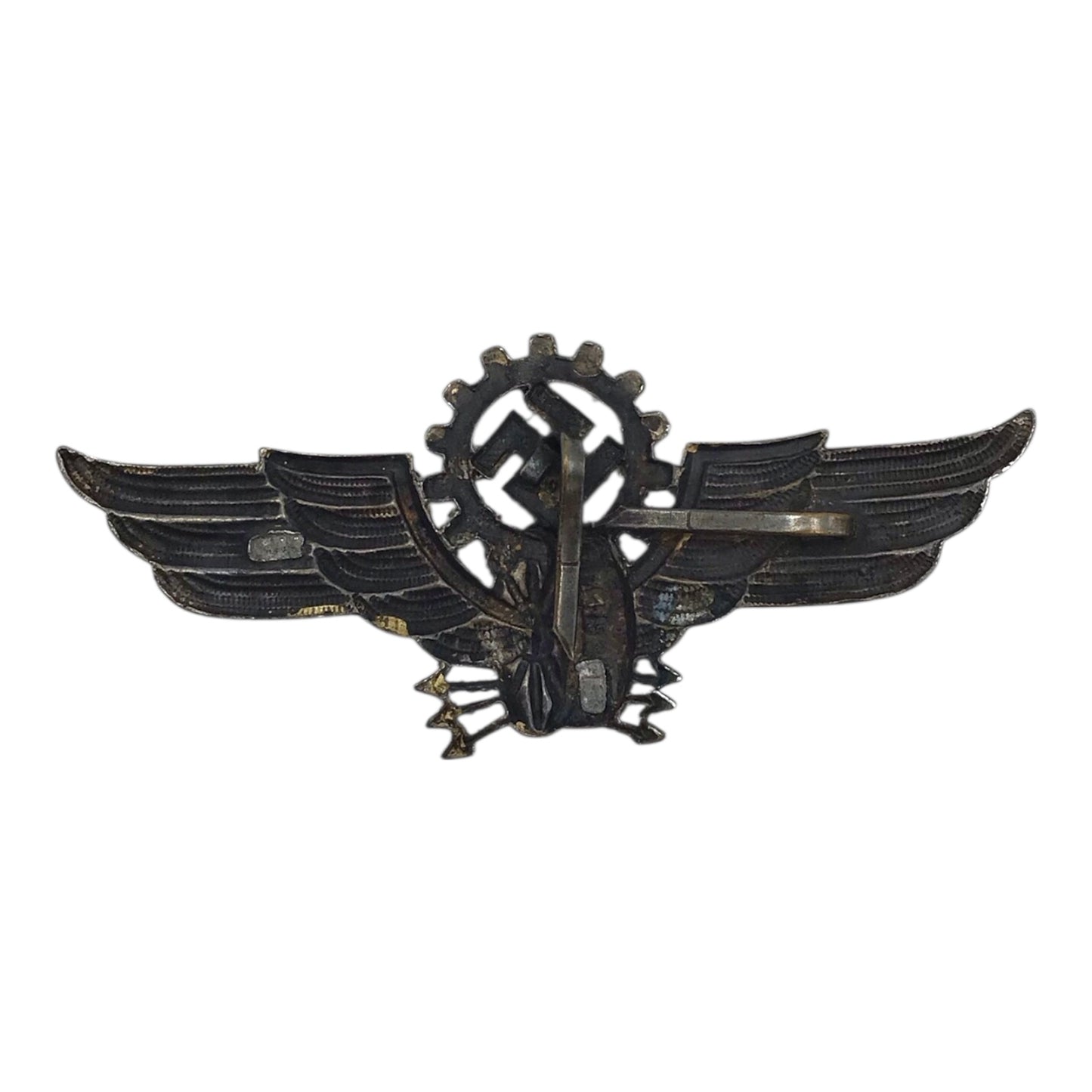 German WW2 Reichsbahn Streetcar & Private Railway Cap Insignia