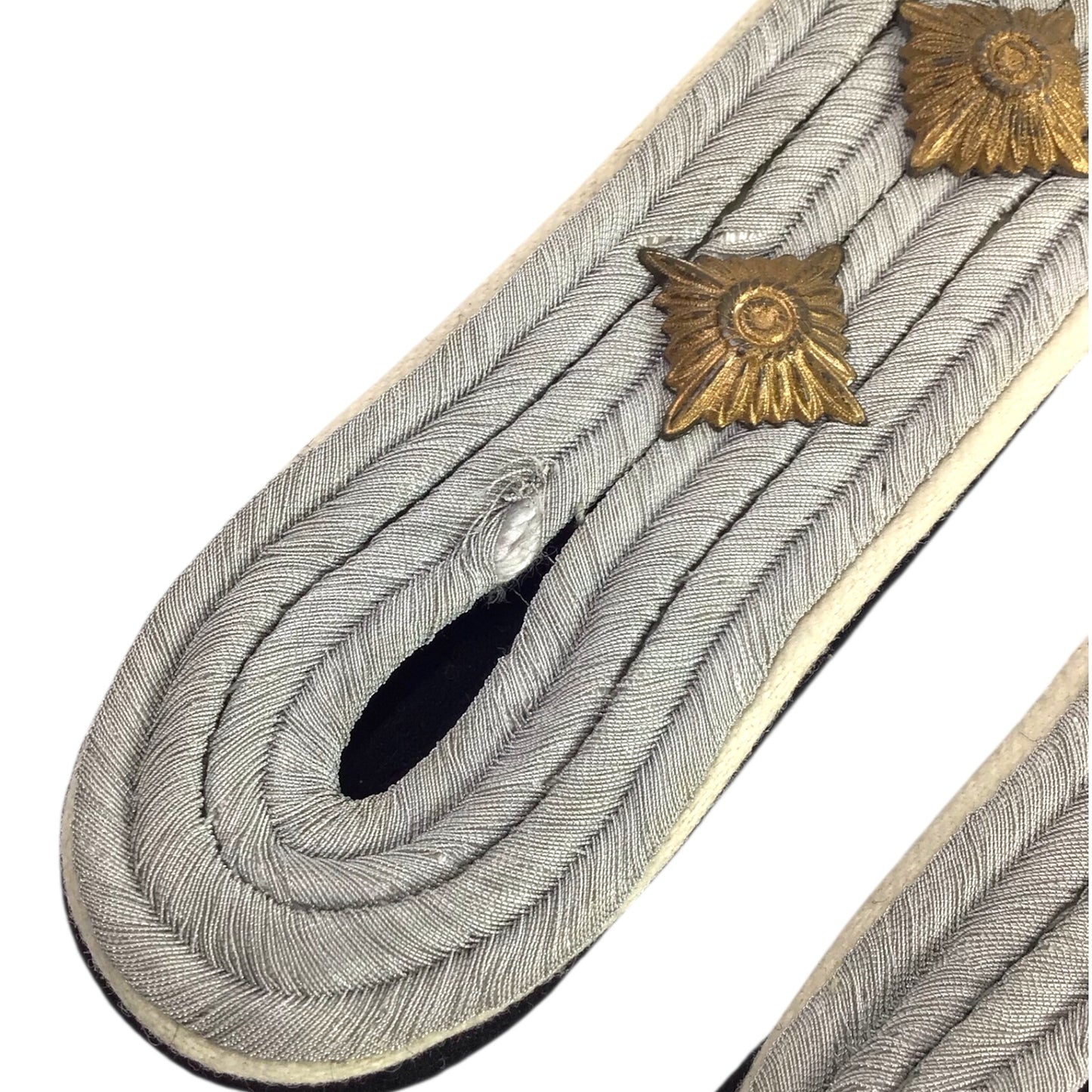 German WW2 Waffen-SS Slip-On Shoulder Boards | Officer Rank (Captain / Hauptsturmführer Type)