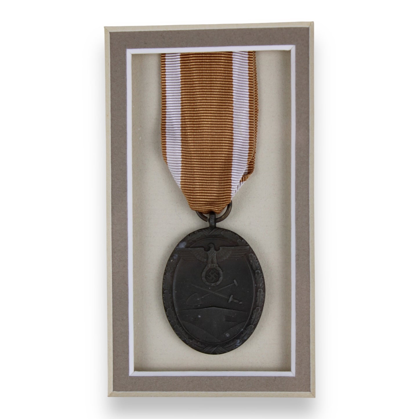 German WW2 West Wall Medal awarded in Münster February 28, 1940