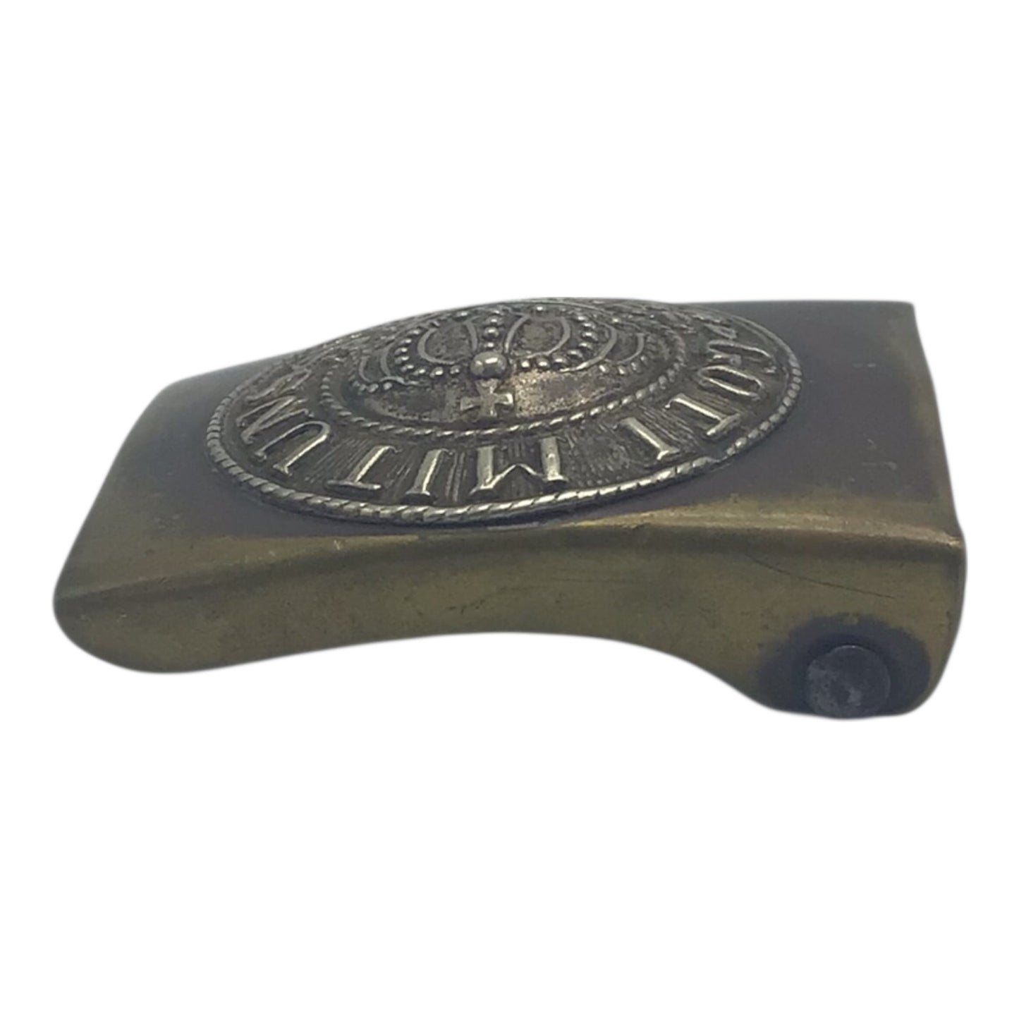 German WWI Prussian Early War Enlisted Man Belt Buckle “Gott Mit Uns”