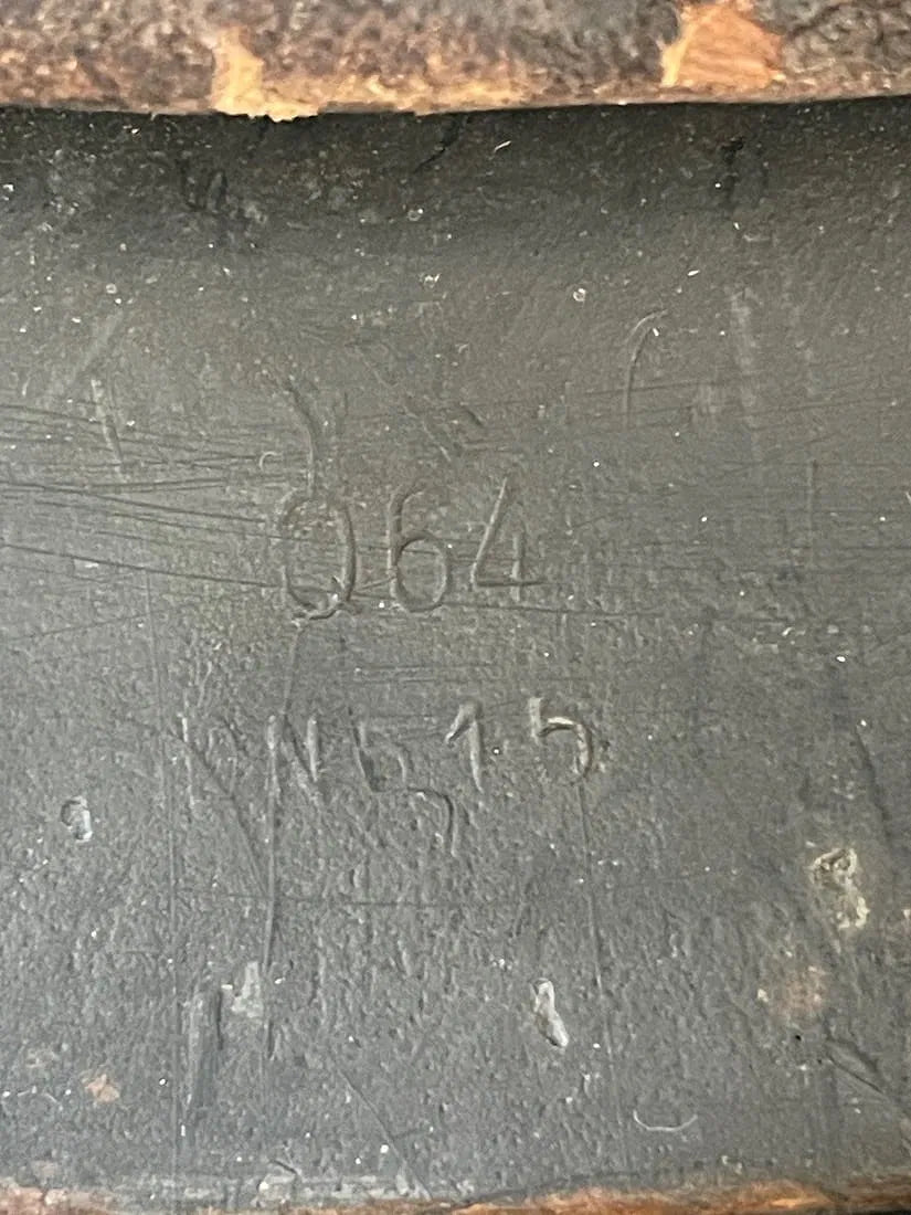 German WWII M40 Single Decal Waffen-SS Combat Helmet