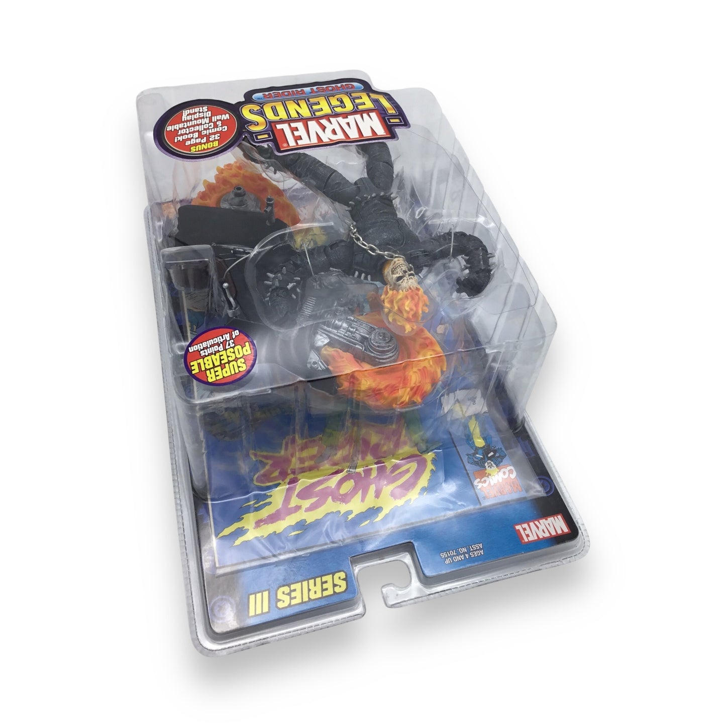 Ghost Rider Figure (2002) Sealed on Card Marvel Legends Series III Toy Biz