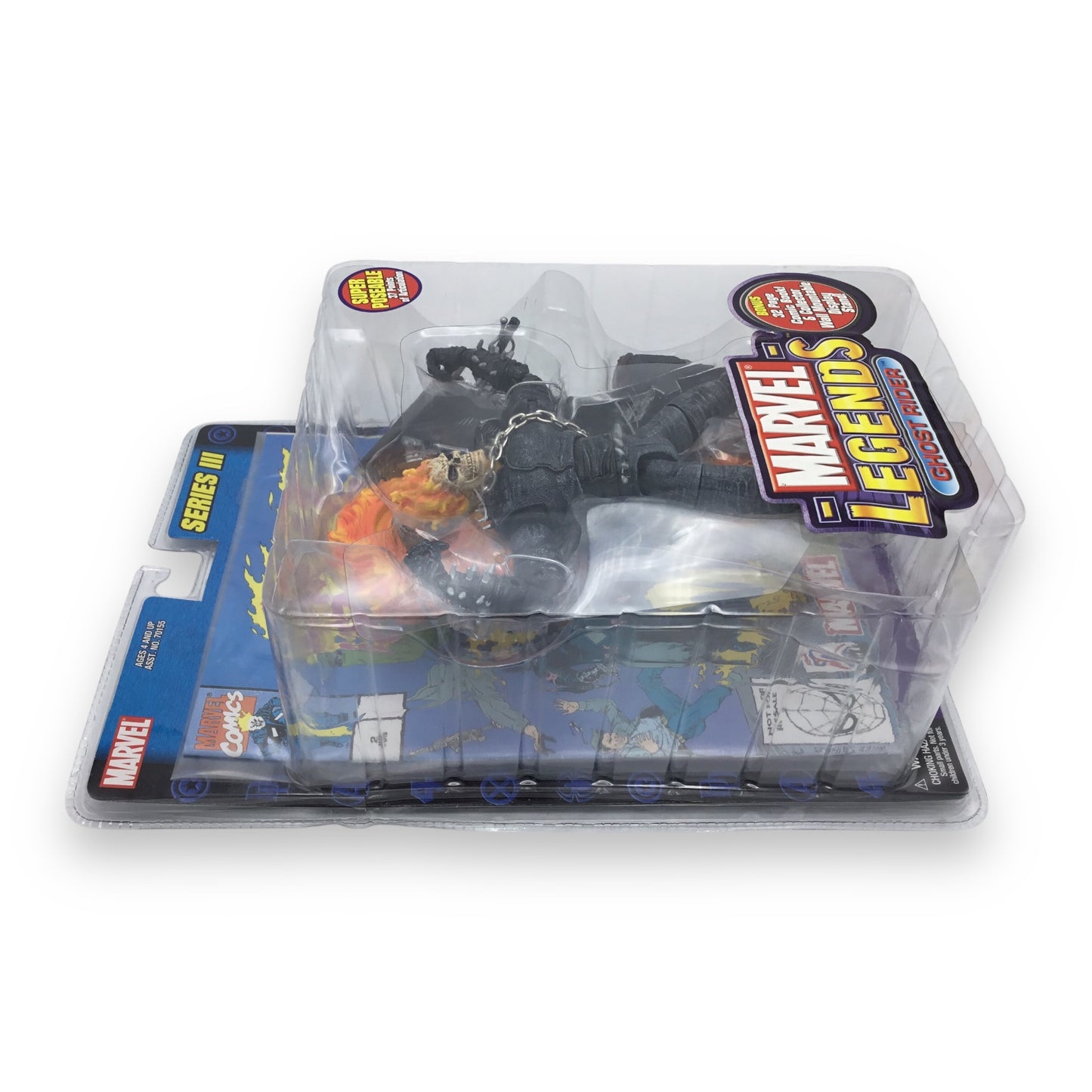 Ghost Rider Figure (2002) Sealed on Card Marvel Legends Series III Toy Biz