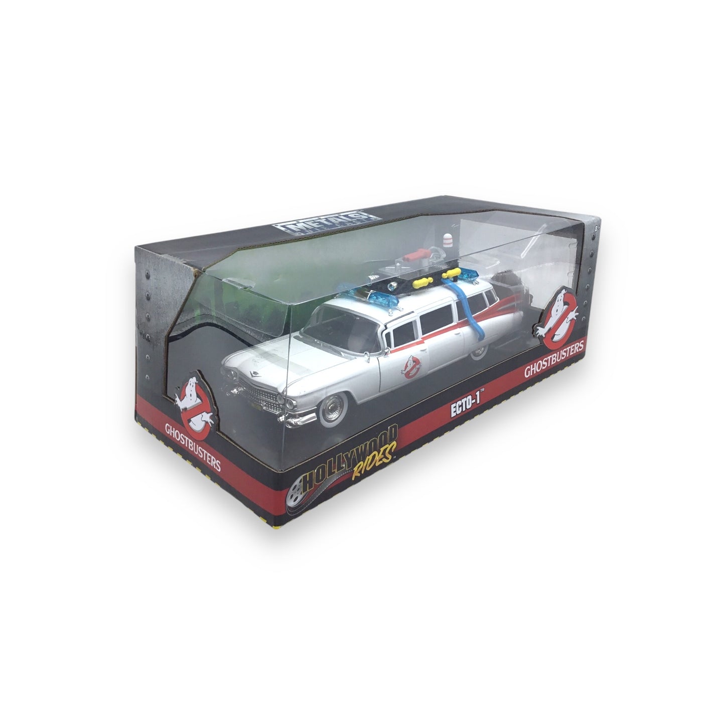 Ghostbusters Ecto-1 Hollywood Rides Jada Toys Metals Die-Cast – Collectible Car (New in Box)