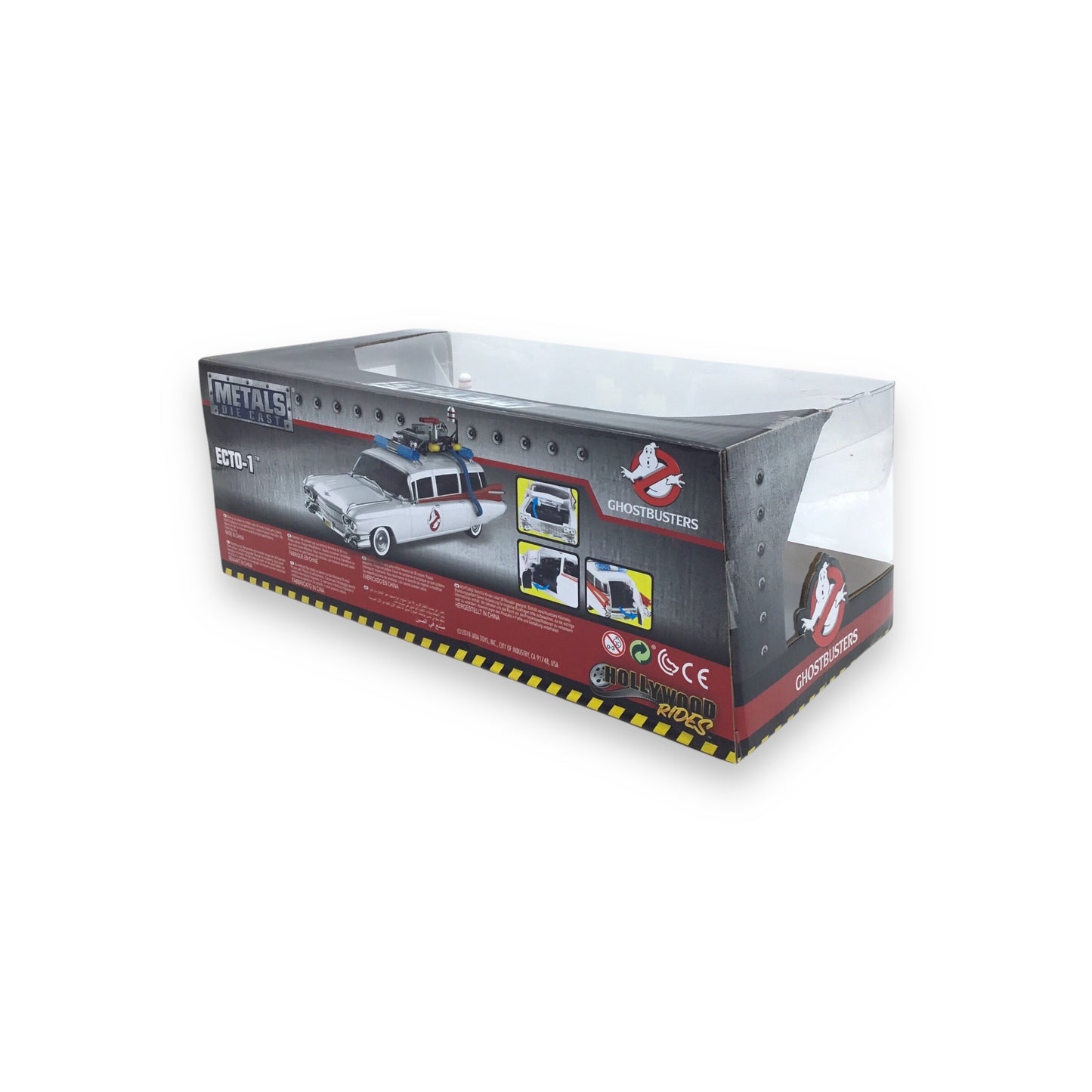 Ghostbusters Ecto-1 Hollywood Rides Jada Toys Metals Die-Cast – Collectible Car (New in Box)