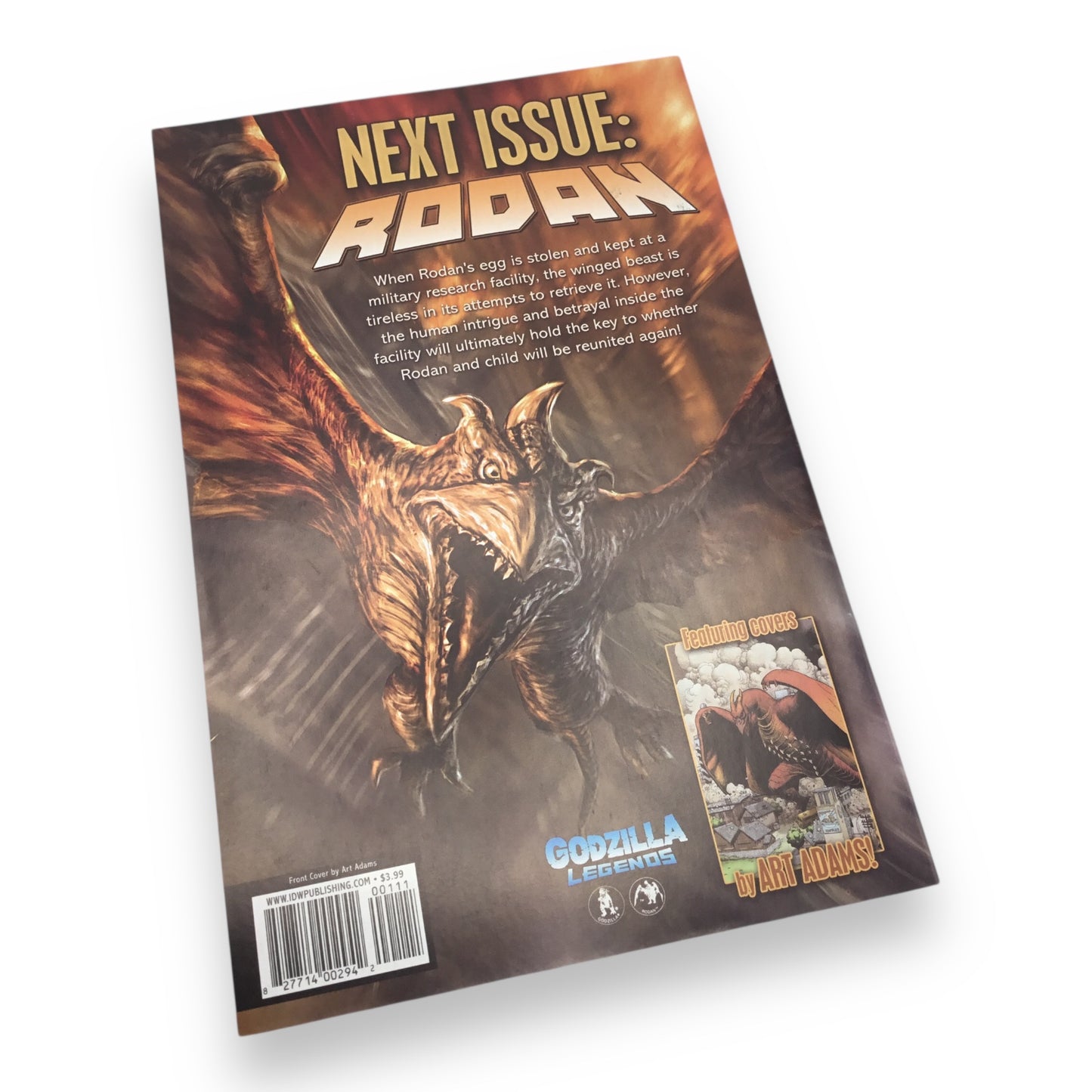 Godzilla Legends #1 (2011, IDW Publishing) Signed by Matt Frank