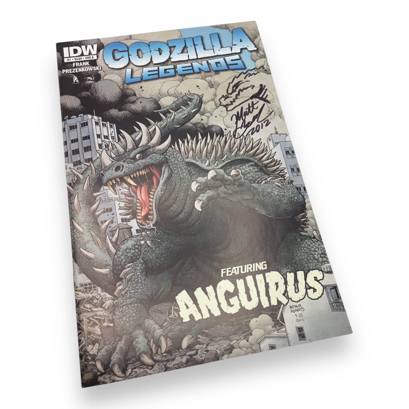 Godzilla Legends #1 (2011, IDW Publishing) Signed by Matt Frank