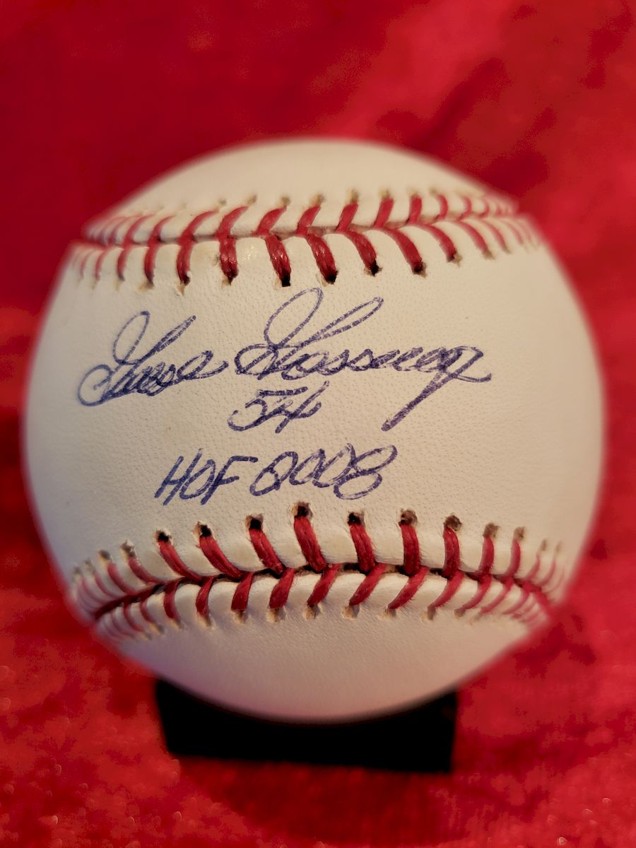 Fergie Jenkins HoF 91 Autographed Certified Baseball in Display