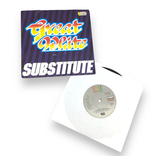 Great White Substitute / No Better Than Hell 45 Record Vinyl Emi America