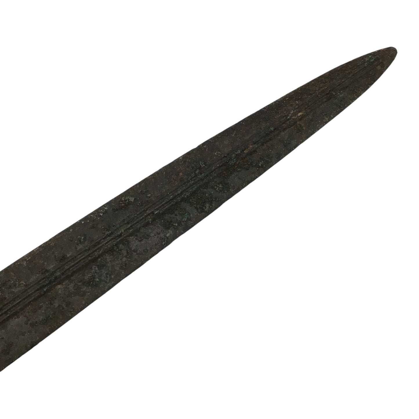 Greek Bronze Age Elite Short Sword with Raised Fullers | Ancient Bronze Weapon