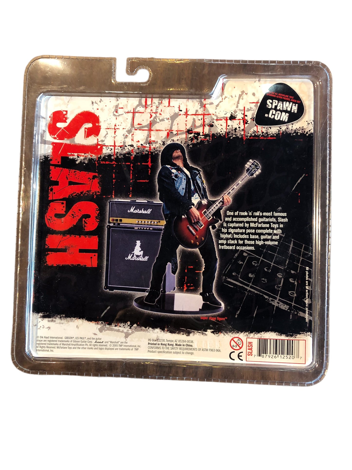 Guns N' Roses Slash with Amplifier Figure 2005 McFarlane Toys Sealed