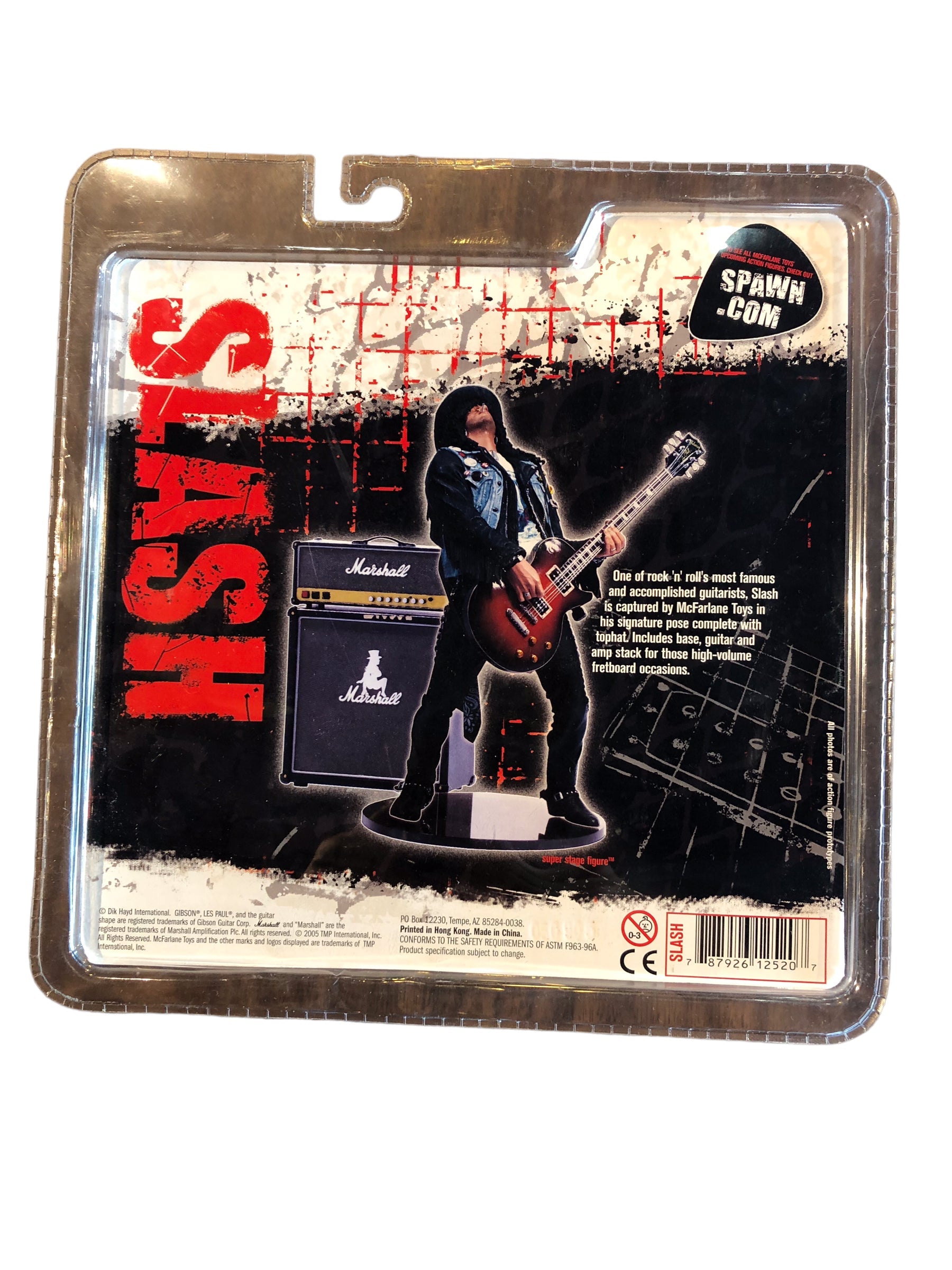 Guns N' Roses Slash with Amplifier Figure 2005 McFarlane Toys Sealed