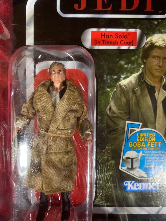 Han Solo Trench Coat "Revenge of the Jedi" 2011 Kenner unpunched