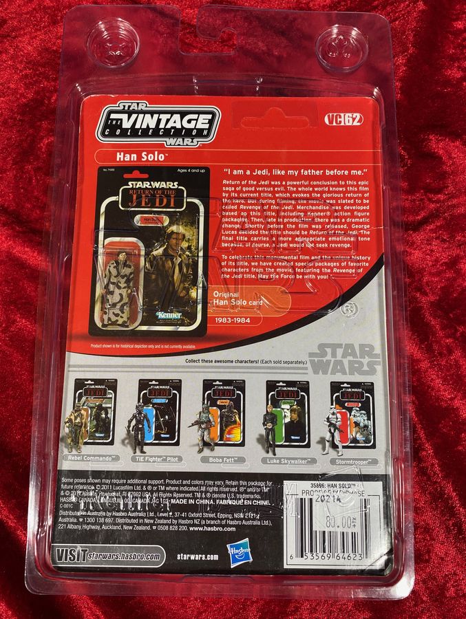 Han Solo Trench Coat "Revenge of the Jedi" 2011 Kenner unpunched