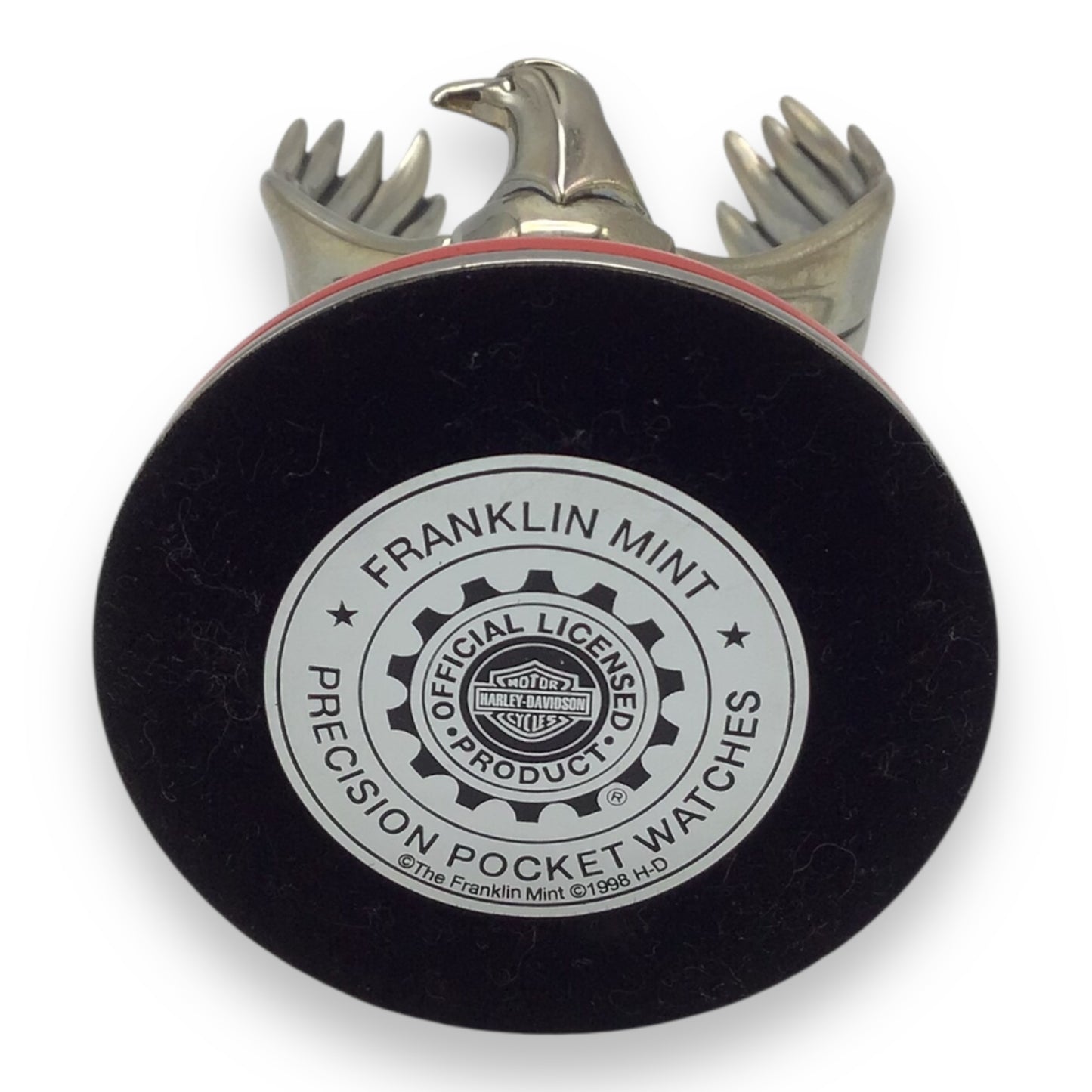 Harley Davidson Sportster Pocket Watch with Eagle Stand