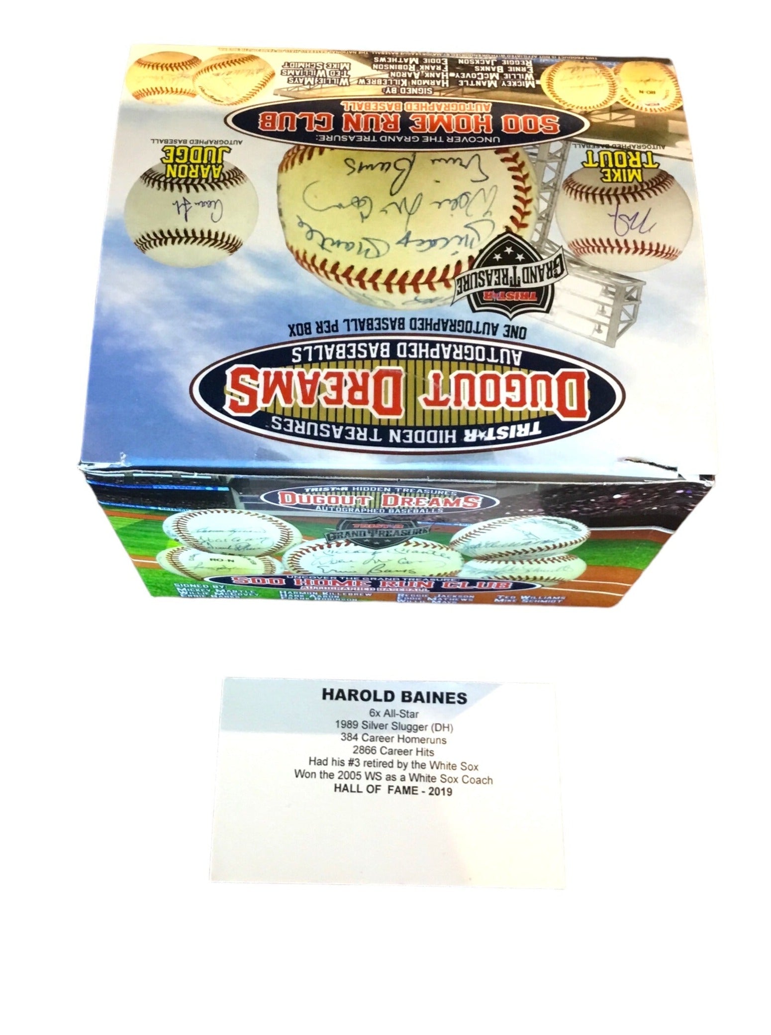 Harold Baines Authentic PSA Autographed Baseball