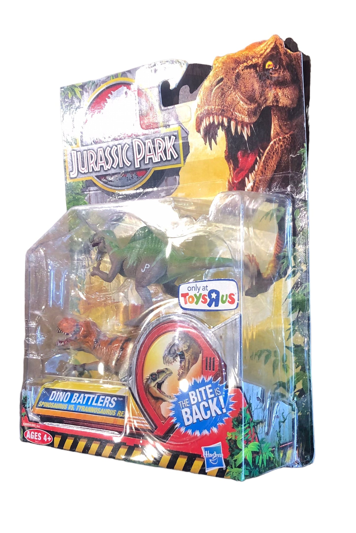 Hasbro 2012 Jurassic Park Dino Battlers Spinosaurus vs Tyrannosaurus Rex Action Figures