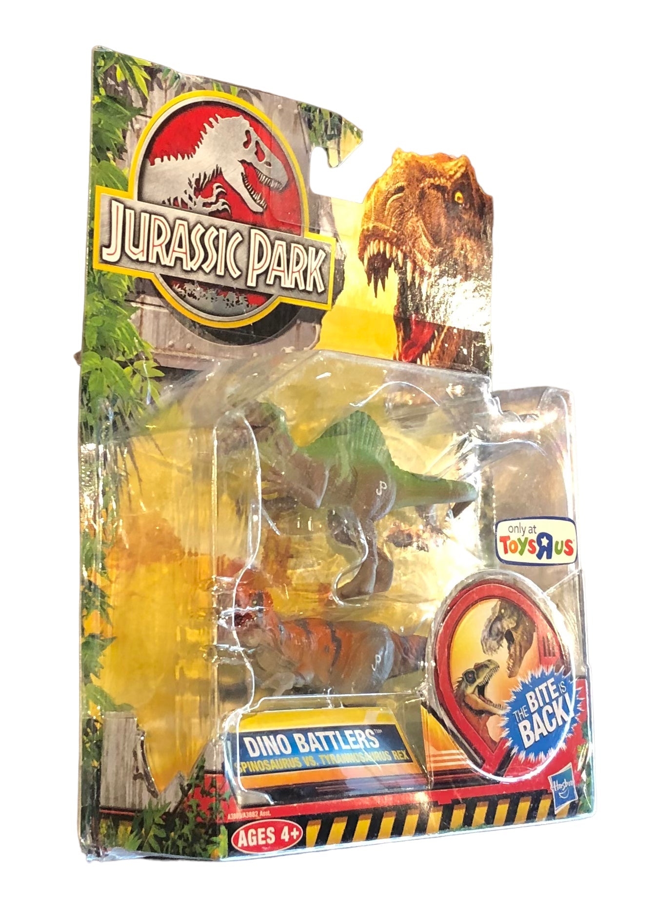 Hasbro 2012 Jurassic Park Dino Battlers Spinosaurus vs Tyrannosaurus Rex Action Figures