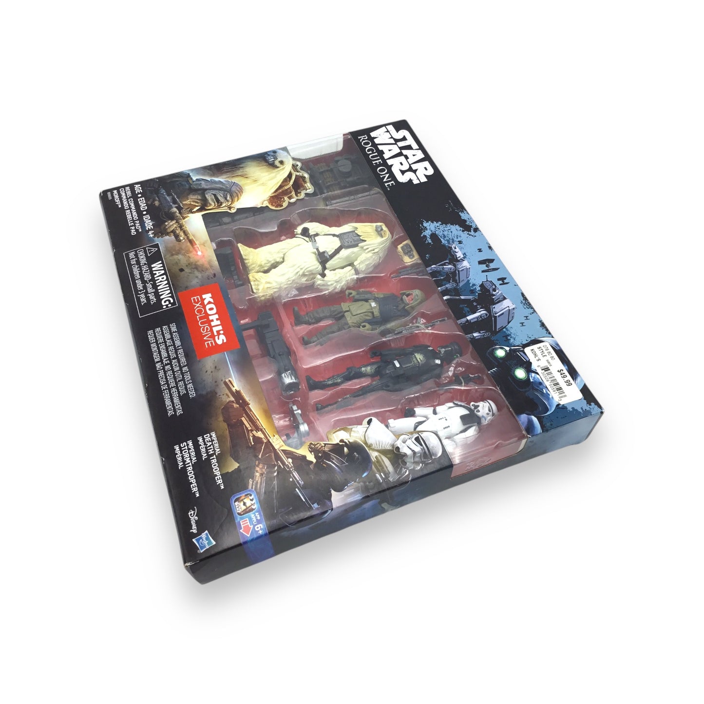 Hasbro Star Wars: Rogue One – Kohl’s Exclusive 4-Pack | Rebel Commando Pao, Moroff, Imperial Death Trooper, Stormtrooper | Factory-Sealed