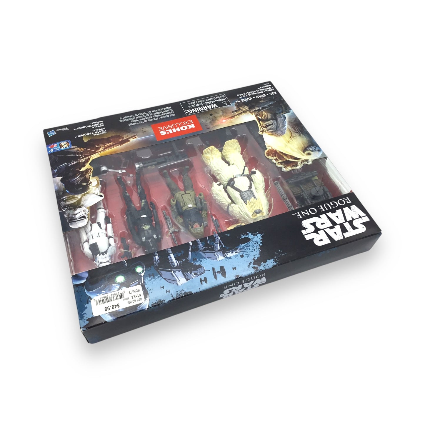 Hasbro Star Wars: Rogue One – Kohl’s Exclusive 4-Pack | Rebel Commando Pao, Moroff, Imperial Death Trooper, Stormtrooper | Factory-Sealed