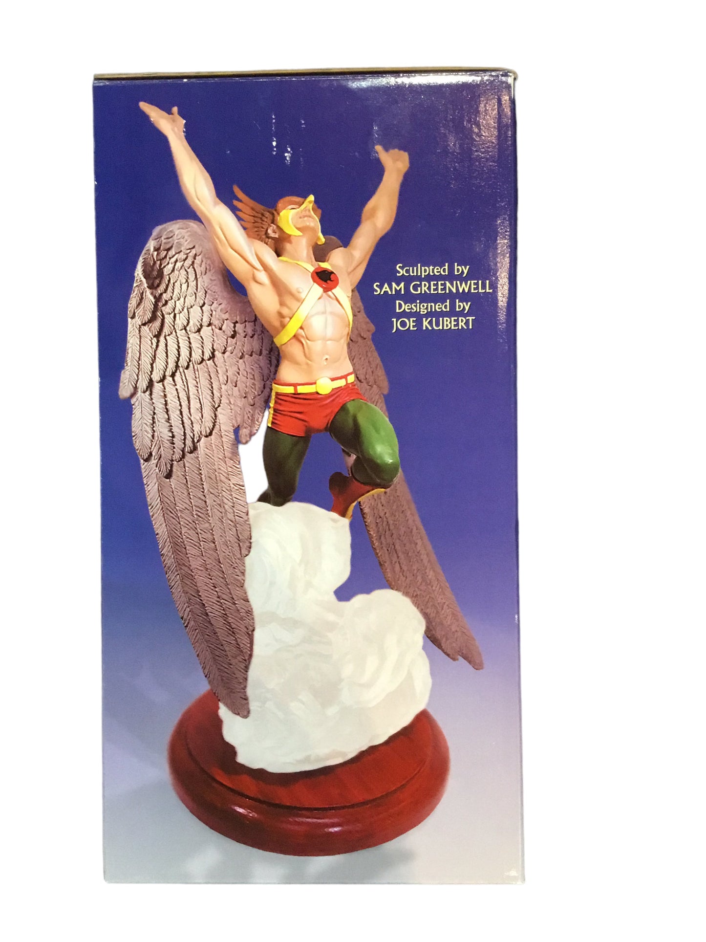 Hawkman Limited Edition Porcelain Statue - Joe Kubert signed print - DC Comics 2001