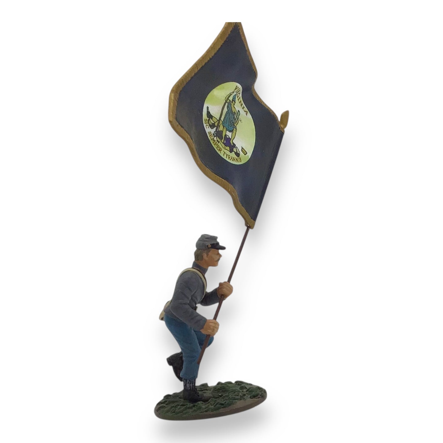 History Works ACW18609 Confederate Virginia Flagbearer 1/30 Scale Metal Figure