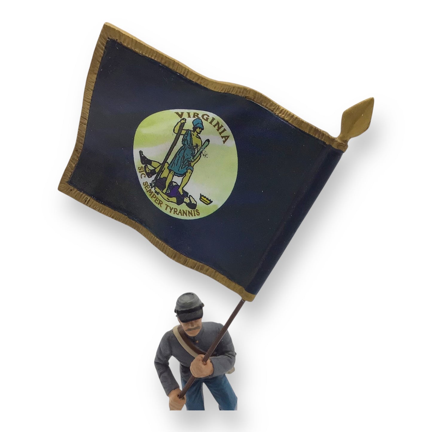 History Works ACW18609 Confederate Virginia Flagbearer 1/30 Scale Metal Figure