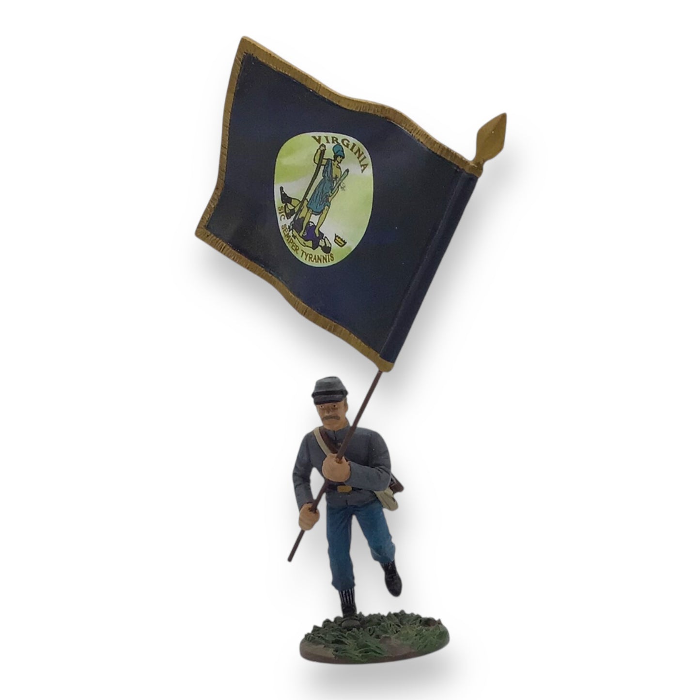 History Works ACW18609 Confederate Virginia Flagbearer 1/30 Scale Metal Figure