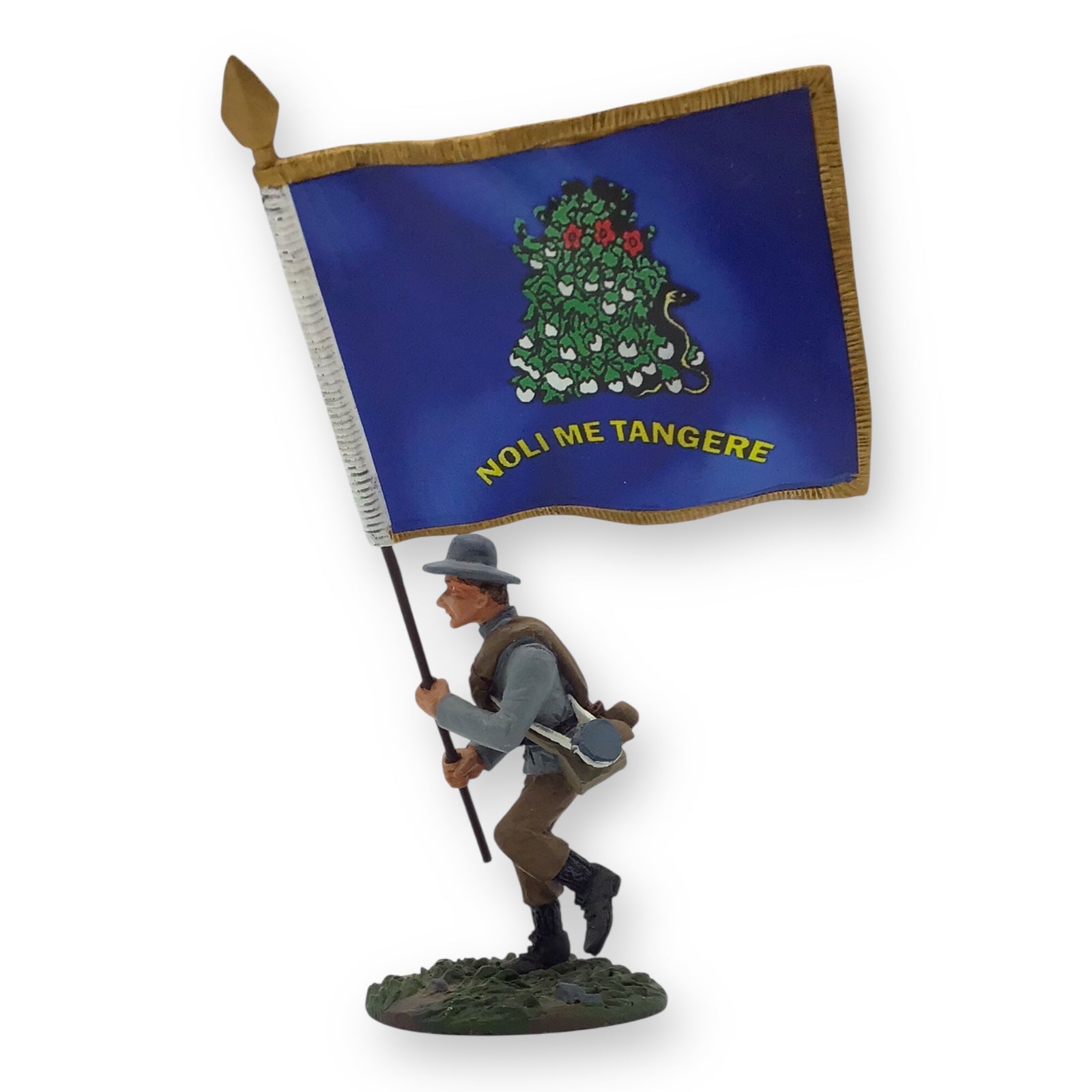 History Works ACW18615 Confederate Alabama Flagbearer 1:30 Scale Metal Figure