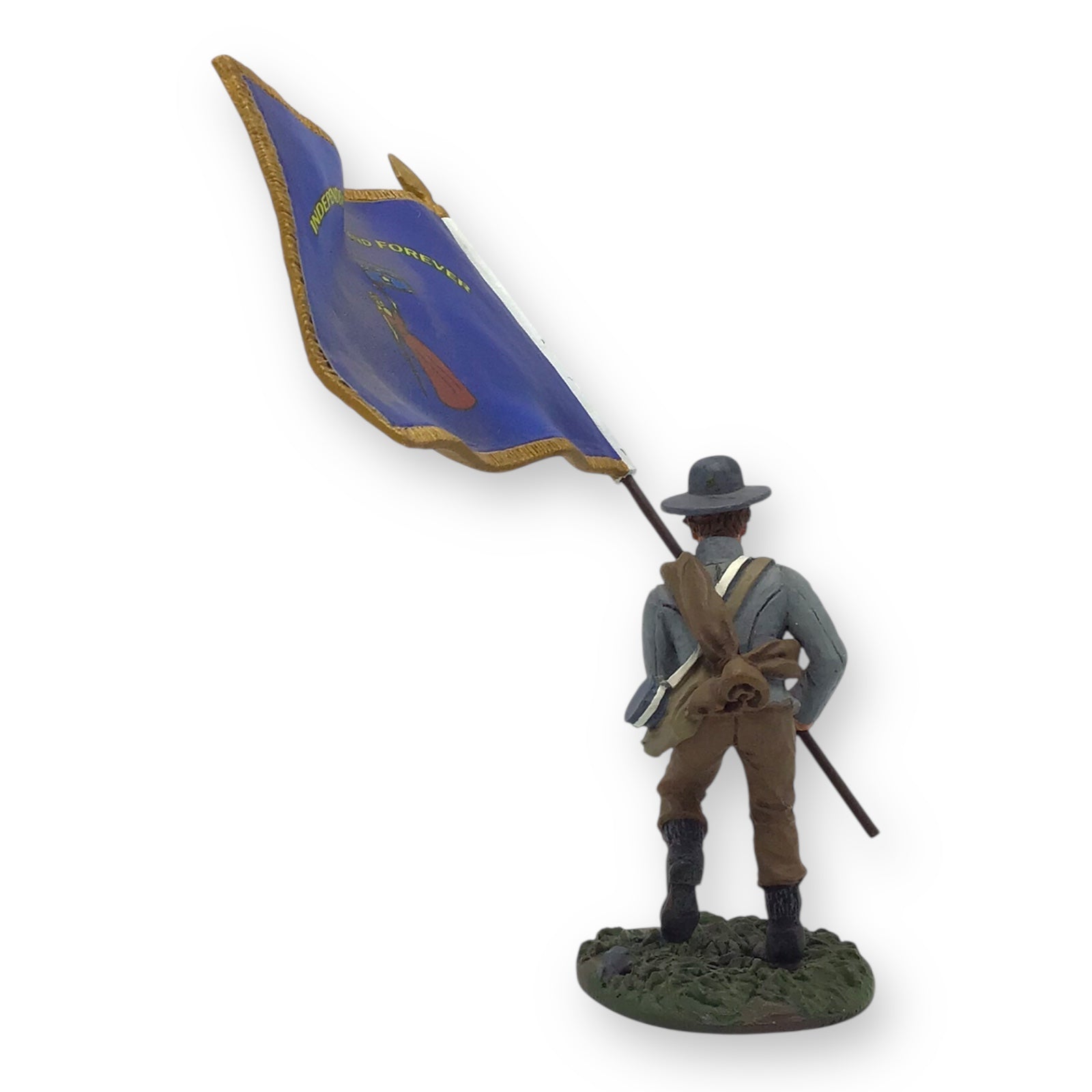 History Works ACW18615 Confederate Alabama Flagbearer 1:30 Scale Metal Figure