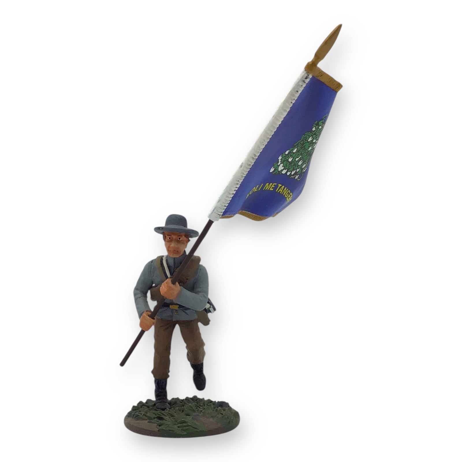 History Works ACW18615 Confederate Alabama Flagbearer 1:30 Scale Metal Figure