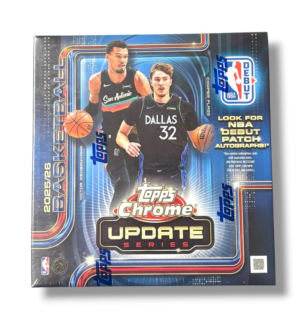 2025-26 Topps Chrome Update NBA Basketball Mega Box